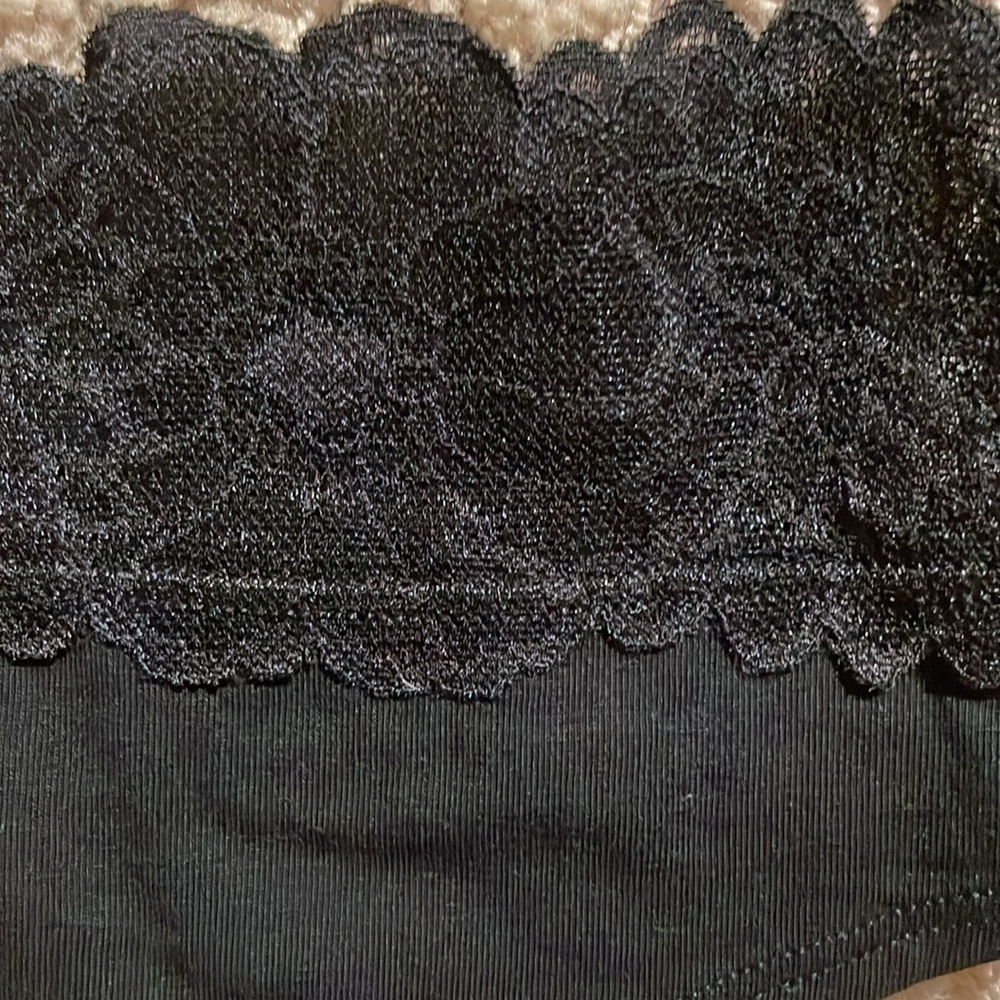 NWT PINK Victoria’s Secret Black Lace Extra Low Rise Hipster Panty - Picture 12 of 12